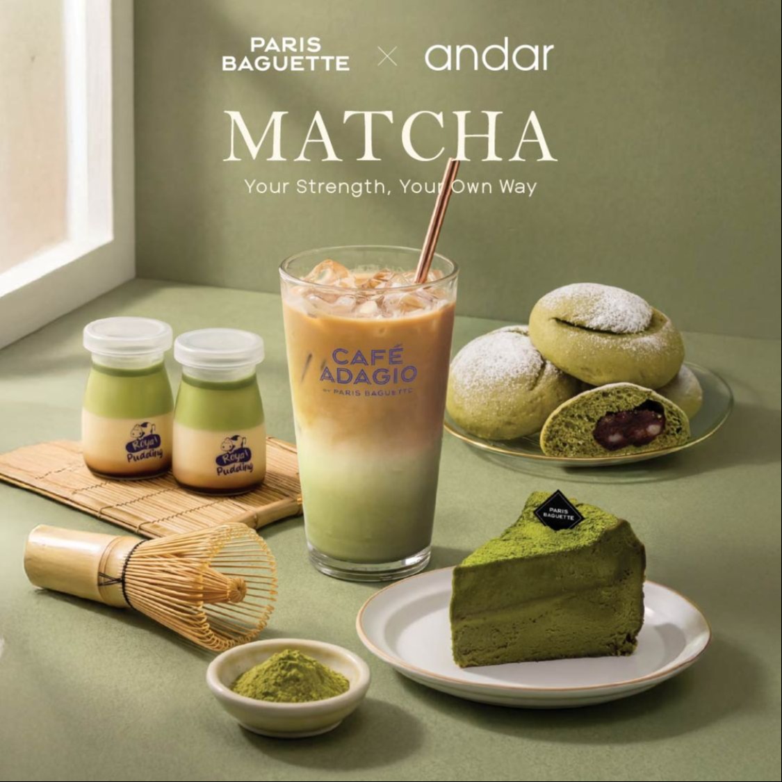 Matcha Your Strength, Your Own Way