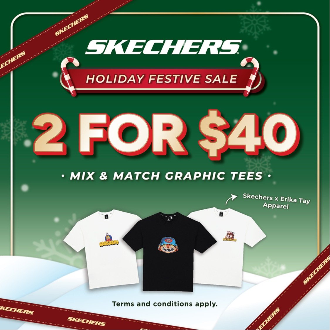 Fresh tees for the festive season! 