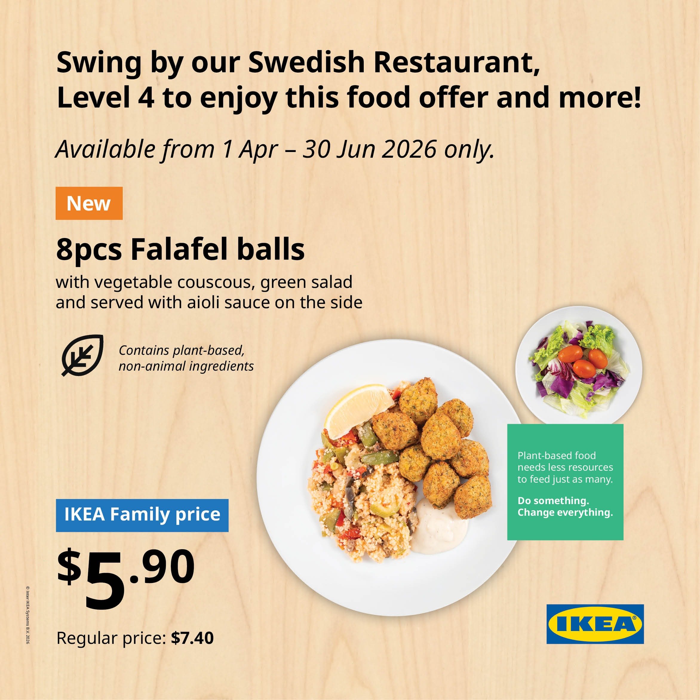 Enjoy new dish specials at IKEA!