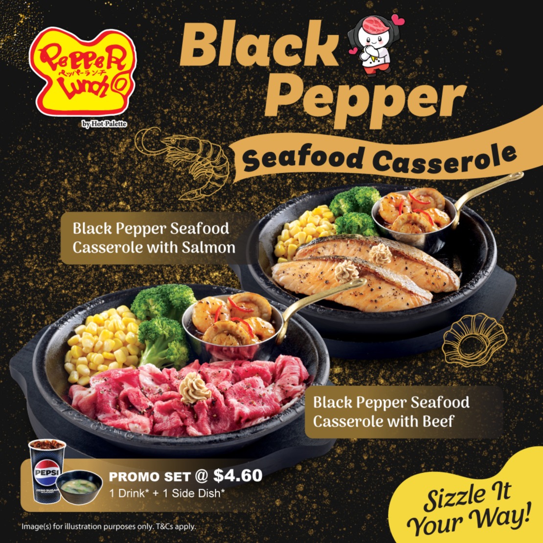 Black Pepper Seafood Casserole 