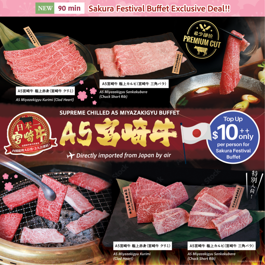 Supreme Chilled A5 Miyazakigyu Buffet
