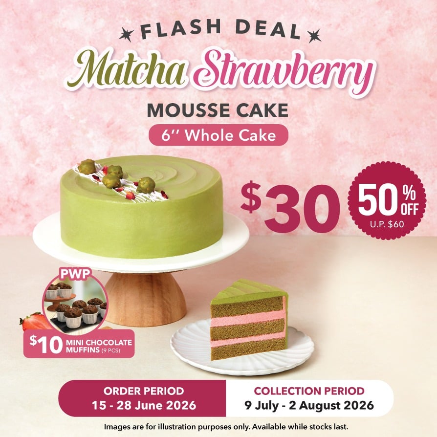 A Matcha Strawberry Dream, Now 50% Off at #CoffeeBeanSG 🍓✨