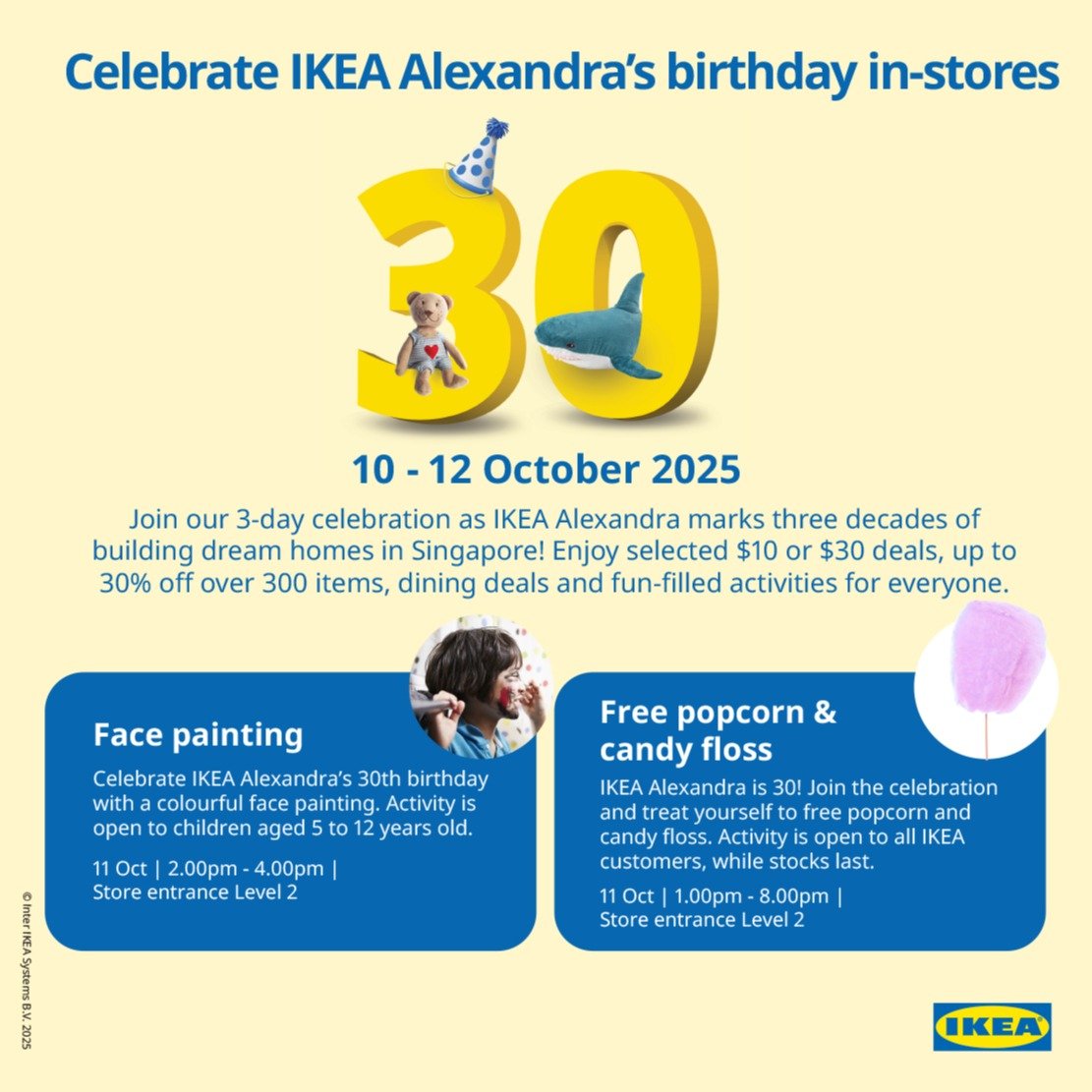 Celebrate IKEA Alexandra’s birthday in-stores