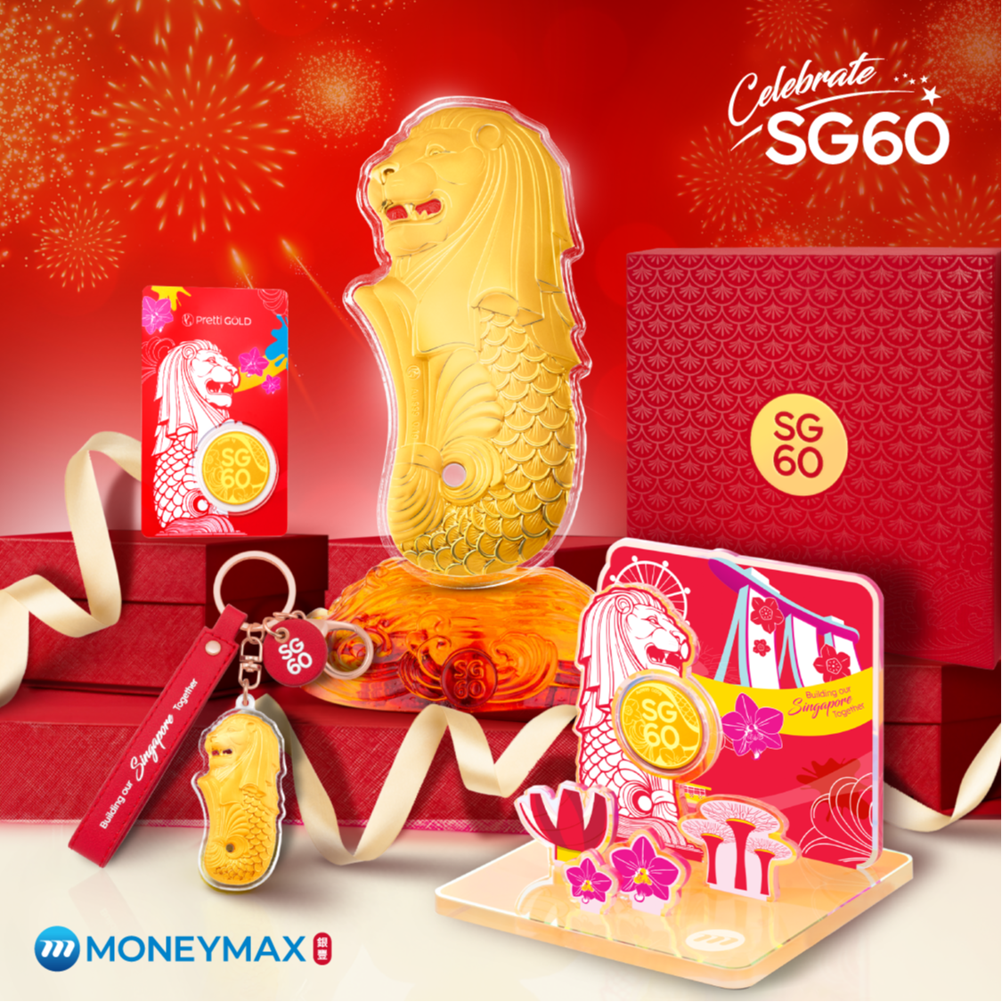 Celebrate SG60 with MoneyMax 999 Gold Collectibles, starting from $39