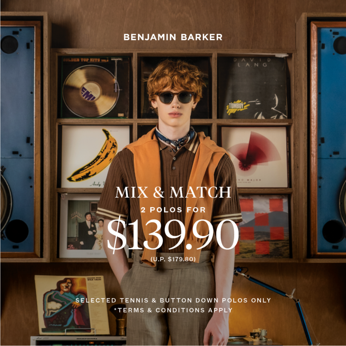 Benjamin Barker Polo Mix And Match 