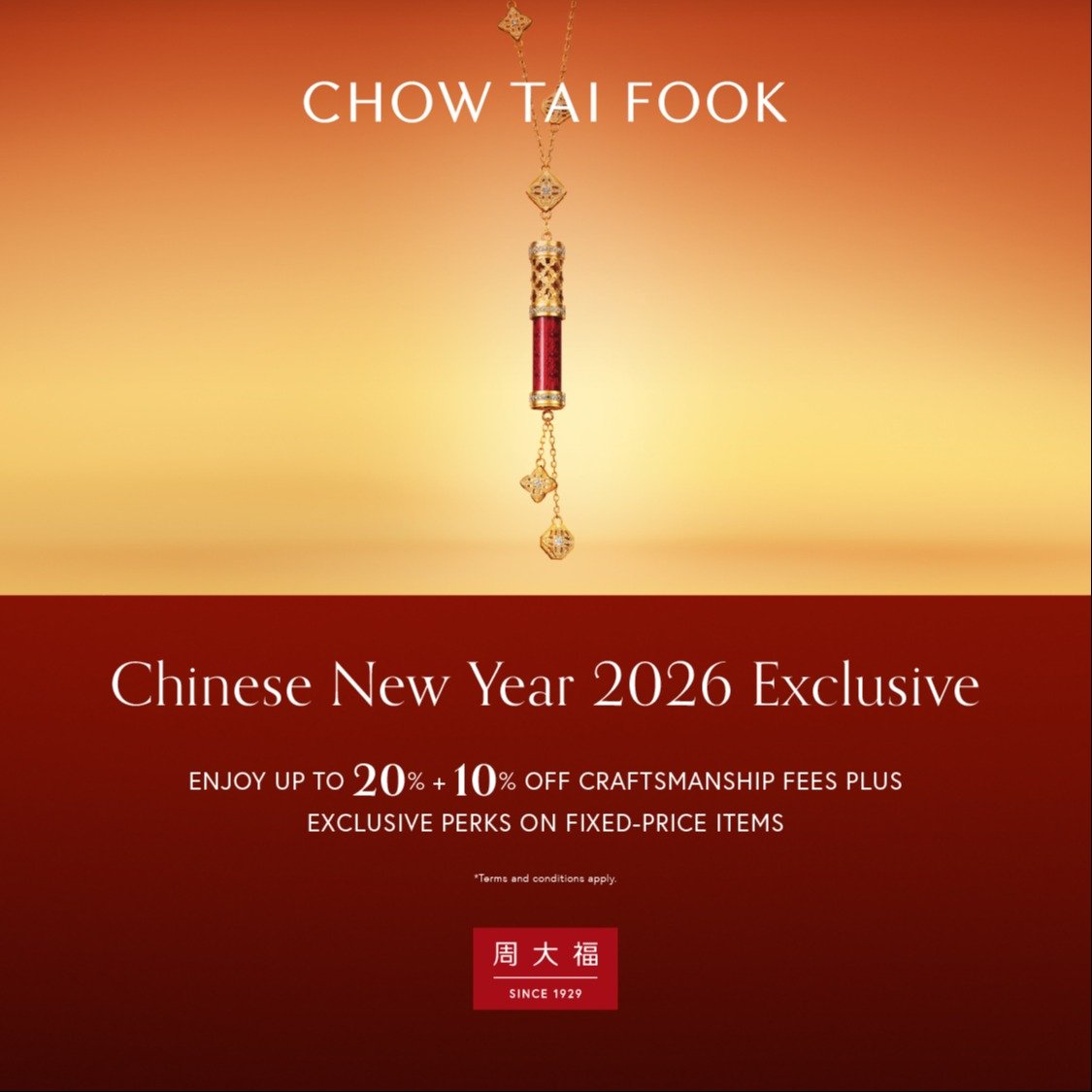 Celebrate Chinese New Year 2026 with Chow Tai Fook