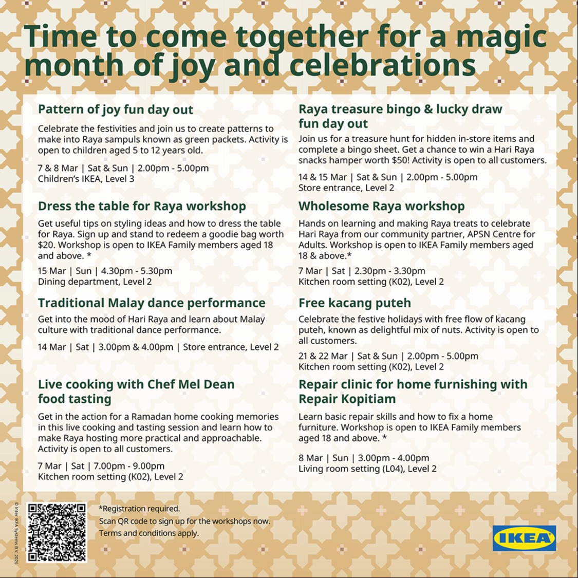 Time to come together for a magic month of joy and celebrations