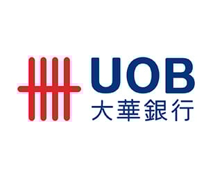 UOB Bank logo at Jem, Jurong
